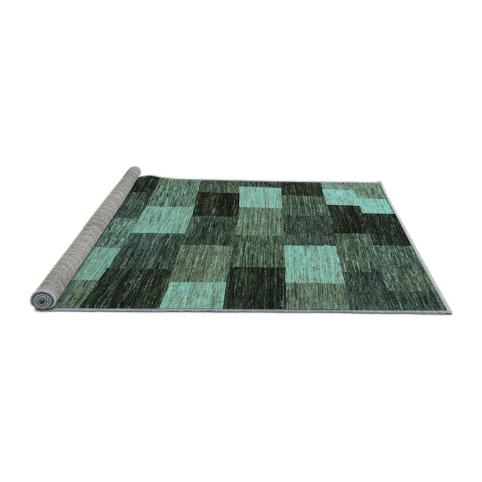 Sideview of Machine Washable Abstract Light Blue Modern Rug, wshabs5472lblu