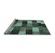 Sideview of Machine Washable Abstract Light Blue Modern Rug, wshabs5472lblu