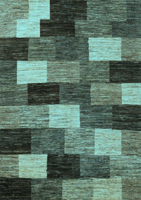 Abstract Light Blue Modern Rug, abs5472lblu