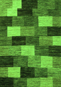 Abstract Green Modern Rug, abs5472grn