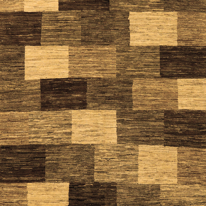 Machine Washable Abstract Brown Modern Rug, wshabs5472brn