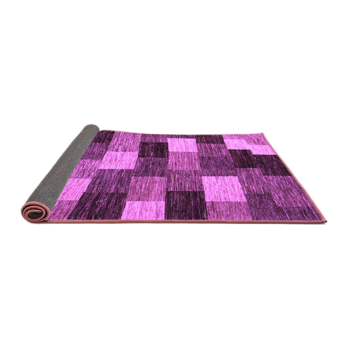 Sideview of Abstract Purple Modern Rug, abs5472pur