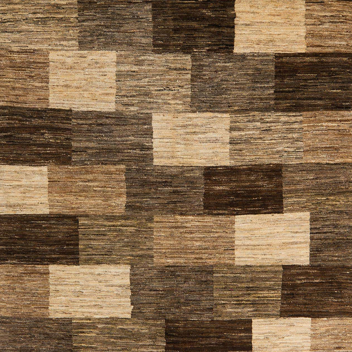 Machine Washable Abstract Bronze Brown Rug, wshabs5472