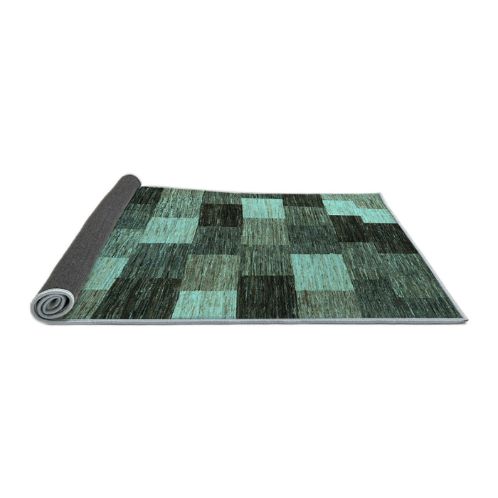 Sideview of Abstract Light Blue Modern Rug, abs5472lblu