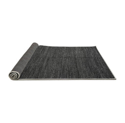 Sideview of Abstract Gray Modern Rug, abs5473gry