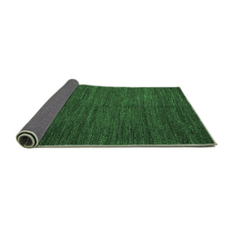 Sideview of Abstract Emerald Green Modern Rug, abs5473emgrn