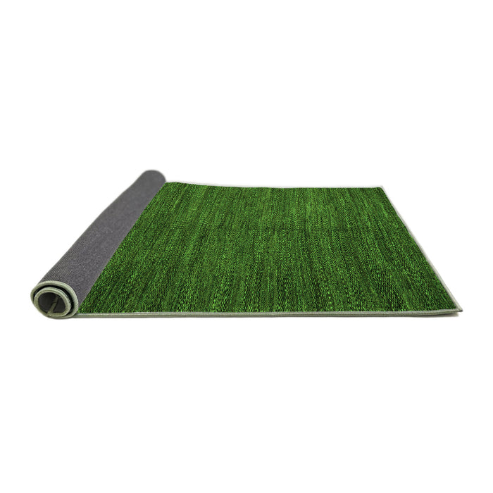 Sideview of Abstract Green Modern Rug, abs5473grn