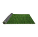 Sideview of Abstract Green Modern Rug, abs5473grn