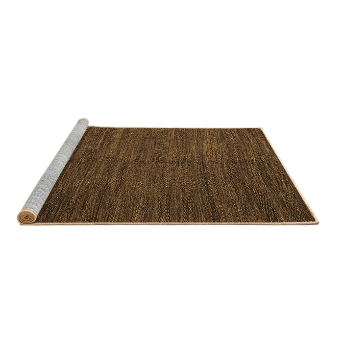 Sideview of Machine Washable Abstract Brown Modern Rug, wshabs5473brn