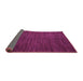 Sideview of Abstract Pink Modern Rug, abs5473pnk