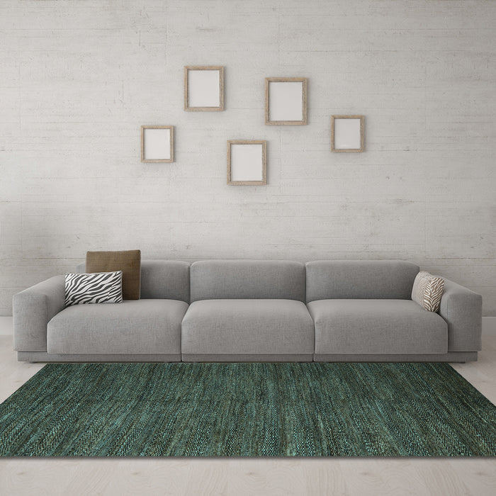 Machine Washable Abstract Light Blue Modern Rug in a Living Room, wshabs5473lblu