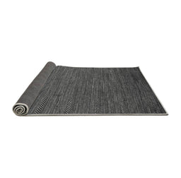 Sideview of Abstract Gray Modern Rug, abs5474gry