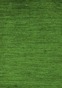 Abstract Green Modern Rug, abs5474grn