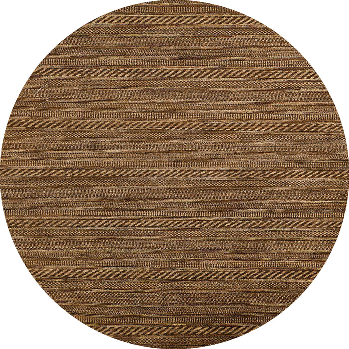 Round Machine Washable Abstract Red Brown Rug, wshabs5474