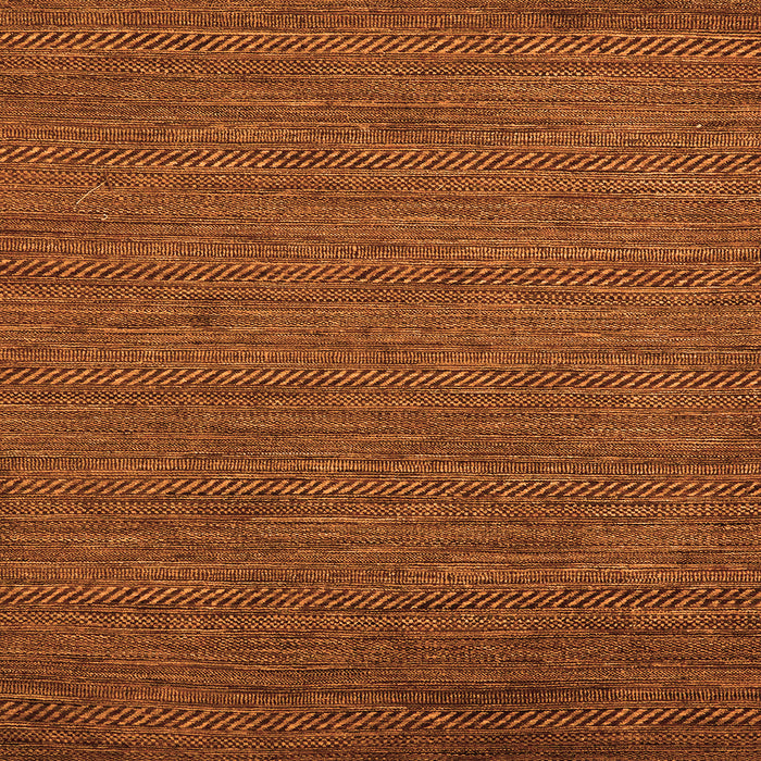 Square Machine Washable Abstract Orange Modern Area Rugs, wshabs5474org