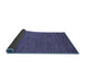 Sideview of Abstract Blue Modern Rug, abs5474blu