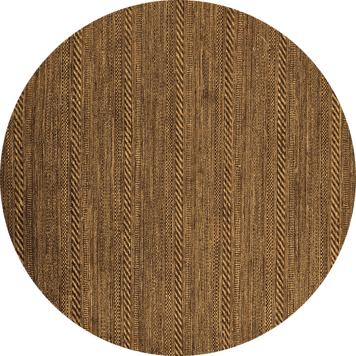 Round Machine Washable Abstract Brown Modern Rug, wshabs5474brn