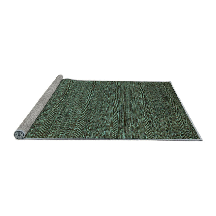 Sideview of Machine Washable Abstract Light Blue Modern Rug, wshabs5474lblu