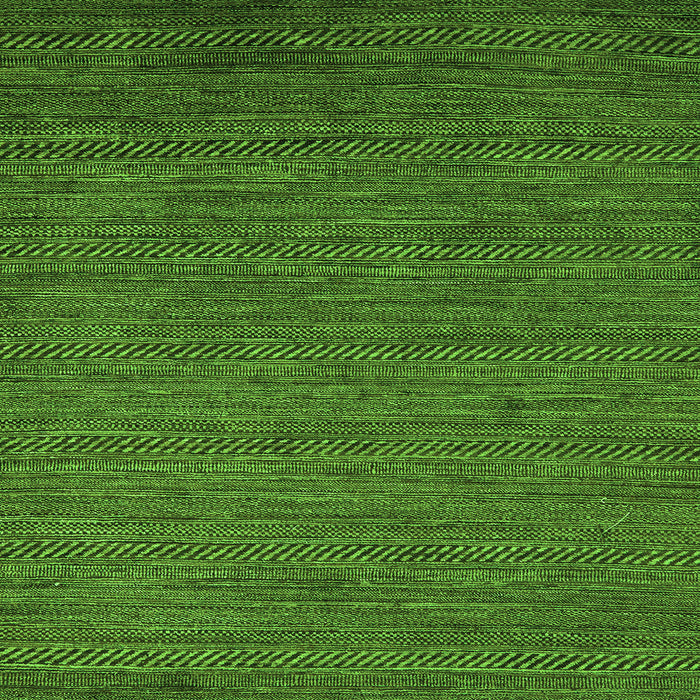 Square Abstract Green Modern Rug, abs5474grn