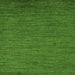 Square Abstract Green Modern Rug, abs5474grn
