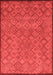 Abstract Red Modern Area Rugs