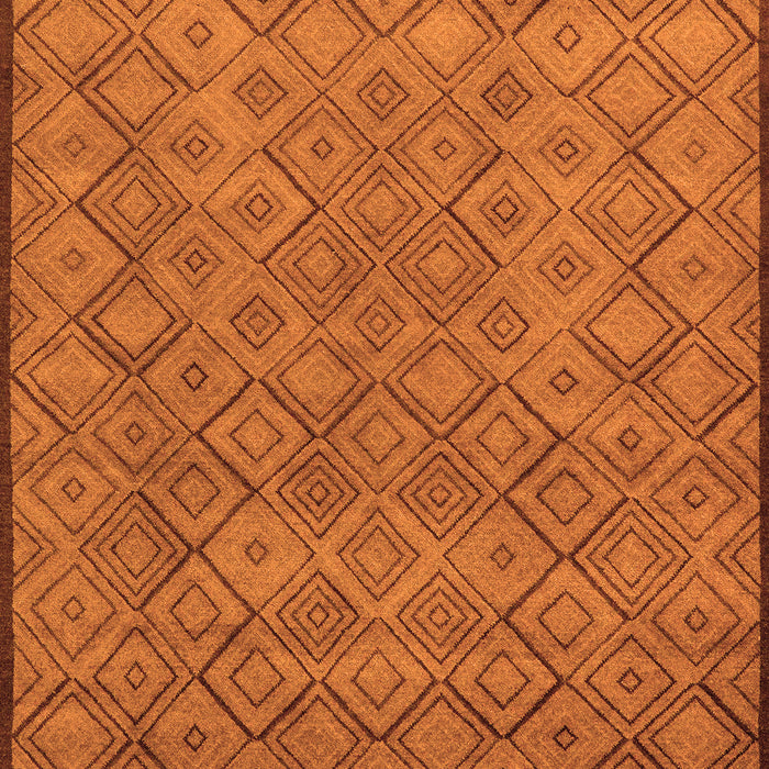 Abstract Orange Modern Rug, abs5475org