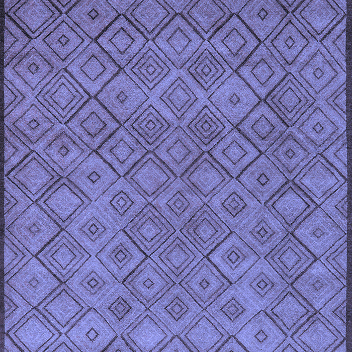 Abstract Blue Modern Rug, abs5475blu