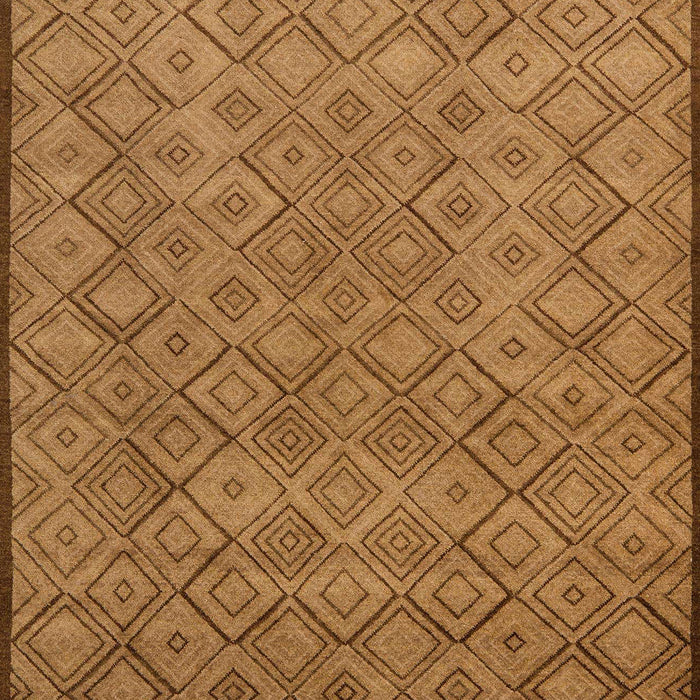 Abstract Orange Modern Rug, abs5475