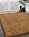 Machine Washable Abstract Orange Rug in a Family Room, wshabs5475