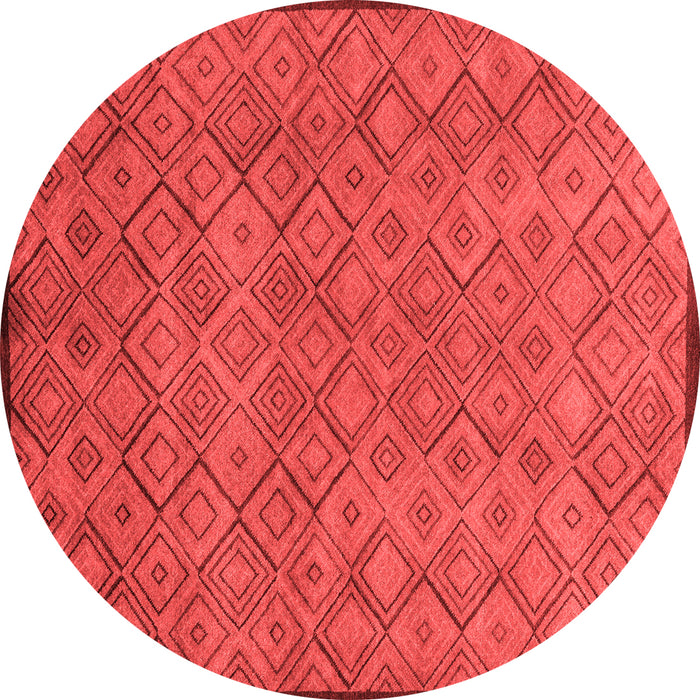 Machine Washable Abstract Red Modern Rug, wshabs5475red