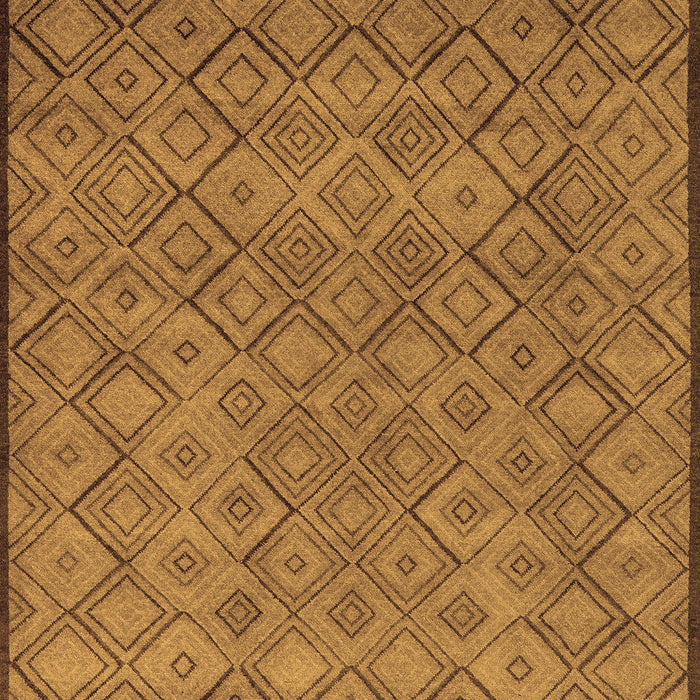 Machine Washable Abstract Brown Modern Rug, wshabs5475brn