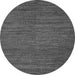 Round Machine Washable Abstract Gray Modern Rug, wshabs5476gry