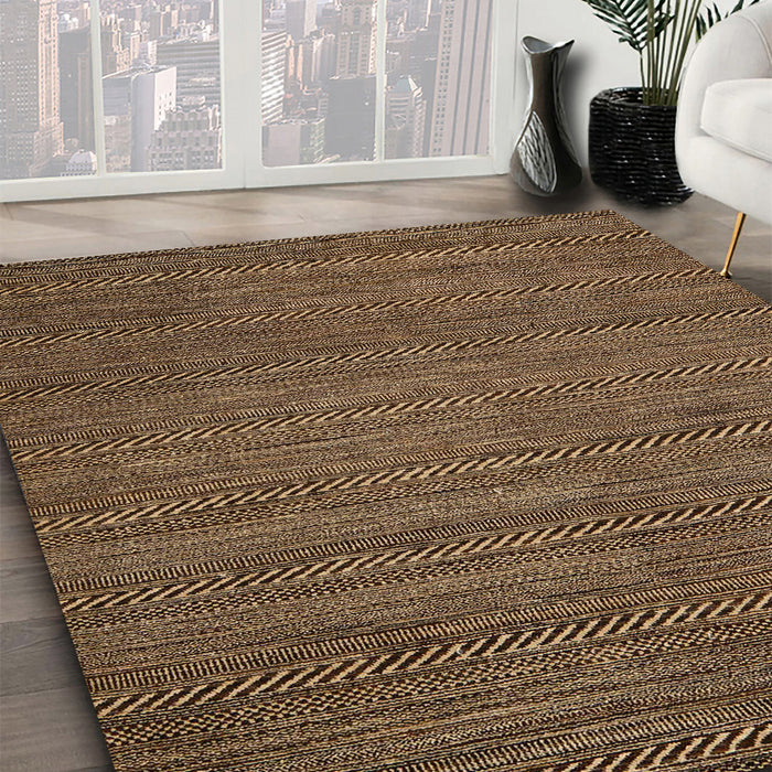 Machine Washable Abstract Night Red Rug in a Family Room, wshabs5476