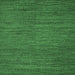 Square Abstract Emerald Green Modern Rug, abs5476emgrn