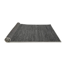 Sideview of Abstract Gray Modern Rug, abs5476gry