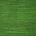 Square Abstract Green Modern Rug, abs5476grn