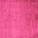 Square Abstract Pink Modern Rug, abs5477pnk