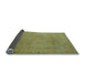 Sideview of Abstract Light Blue Modern Rug, abs5477lblu