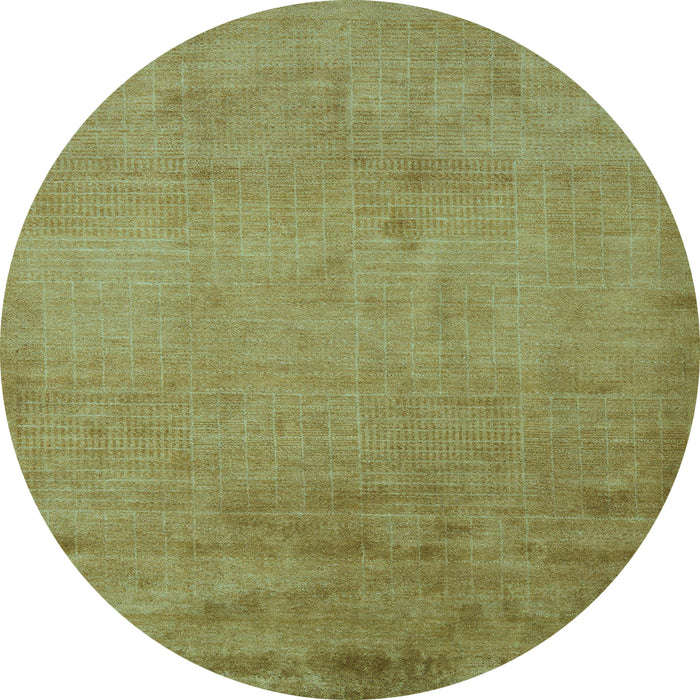 Round Machine Washable Abstract Light Blue Modern Rug, wshabs5477lblu