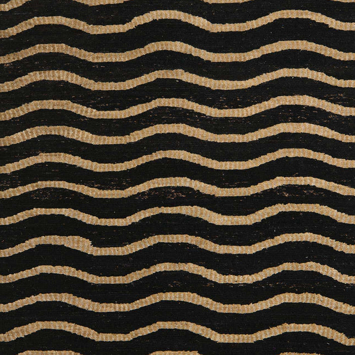 Machine Washable Abstract Black Rug, wshabs5478