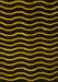 Abstract Yellow Modern Rug, abs5478yw