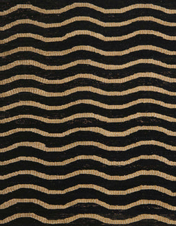 Abstract Black Modern Rug, abs5478