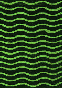 Abstract Green Modern Rug, abs5478grn