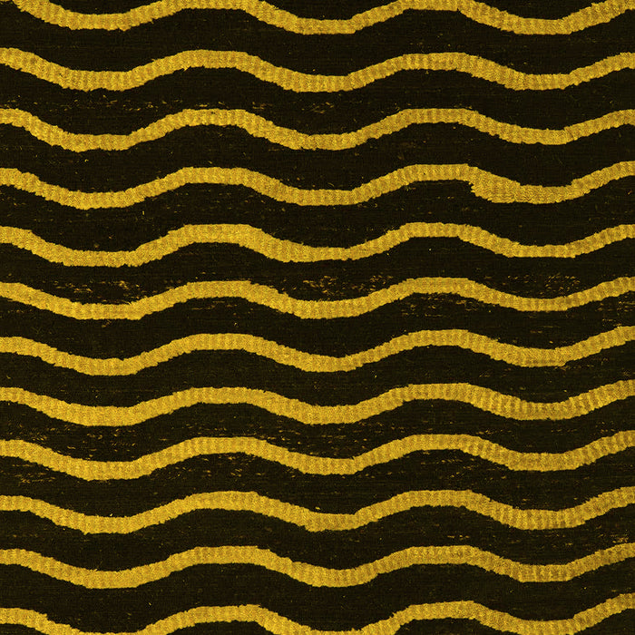 Machine Washable Abstract Yellow Modern Rug, wshabs5478yw
