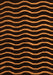 Abstract Orange Modern Rug, abs5478org