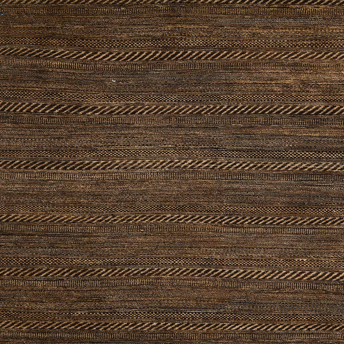 Square Abstract Sienna Brown Modern Rug, abs5479