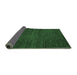 Sideview of Abstract Emerald Green Modern Rug, abs5479emgrn