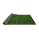 Sideview of Abstract Green Modern Rug, abs5479grn