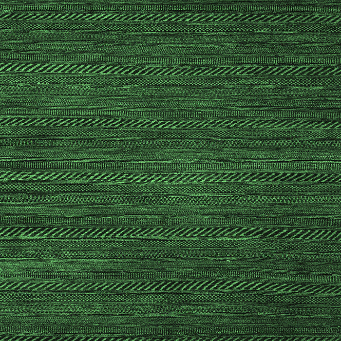 Square Abstract Emerald Green Modern Rug, abs5479emgrn