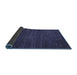 Sideview of Abstract Blue Modern Rug, abs5479blu
